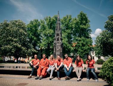 Das Team der Kustodie bietet regelmäßig Führungen an. - © Lucas Treise / BioFilm Das Team der Kustodie bietet regelmäßig Führungen an.