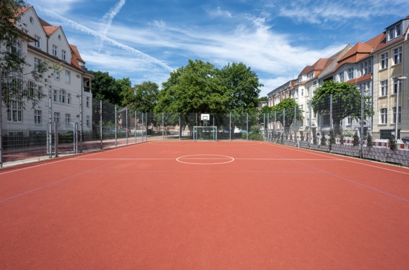 Sportplatz Arndtschule © Frank Schöttke Sportplatz an der Arndtschule