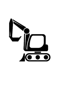 Online-Dienst-Bauen © Freepik Icon eines Baggers