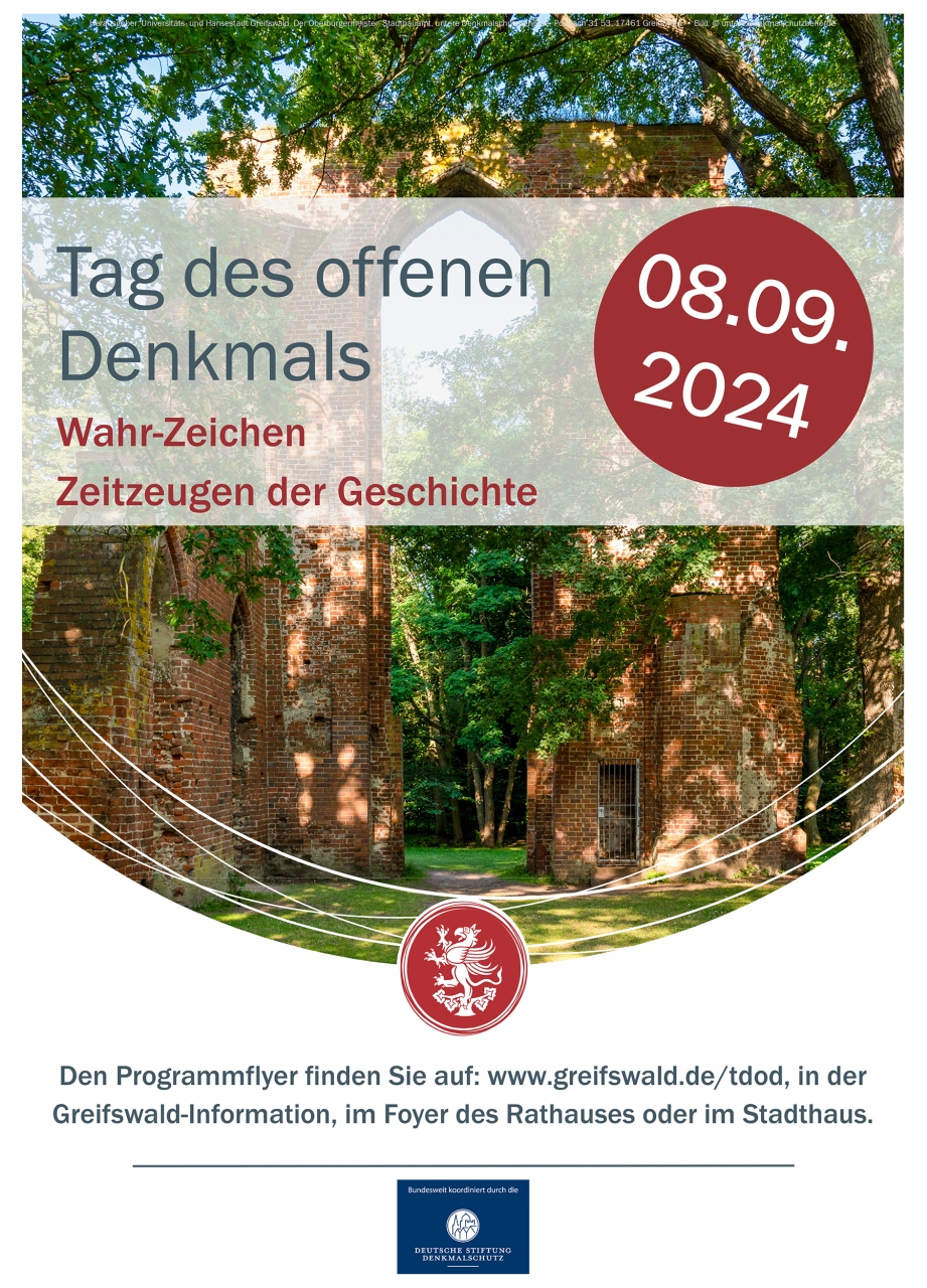 Plakat Tag des offenen Denkmals 2024