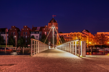 Michael Bartels Sommerabend im Museumshafen Greifswald