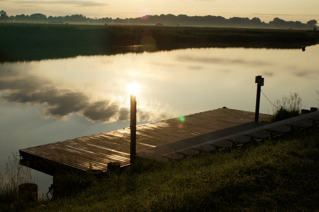 Steffen Engel: Sonnenaufgang über dem Ryck