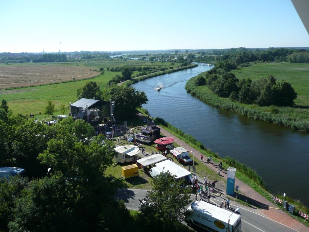 Antje Stäps, Blick vom Riesenrad beim Fischerfest