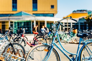 Fahrrad(WallyPruss)_1_ganzes_Bild © Wally Pruß Fahhräder an der Unimedizin