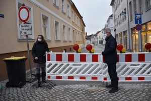Jeannette v. Busse und Dr. Fassbinder geben die Mühlenstraße wieder frei, Foto Pressestelle (4) © Pressestelle Jeannette von Busse und Dr. Fassbinder geben die Mühlenstraße frei