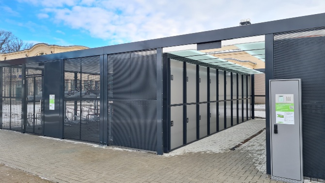 Radstation am Bahnhof © Pressestelle Bild