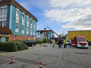 Feuerwehr löscht Brand in Greifswalder Flüchtlingsunterkunft