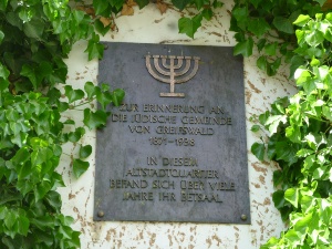 Gedenktafel für jüdische Gemeinde in Greifswald