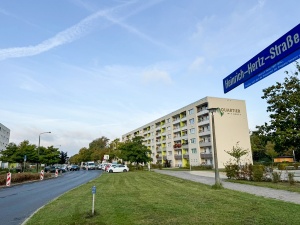 Heinrich-Hertz-Straße vor Baubeginn