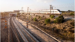 Luftaufnahme Bahn Bahnstrecke