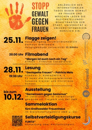 Flyer Stopp Gewalt Gegen Frauen