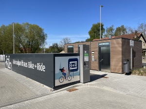 Fahrradboxen am Parkplatz Klosterruine