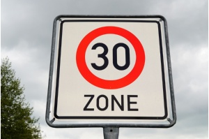 Zone 30 Verkehrsschild