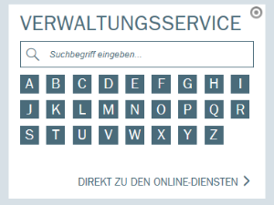 Verwaltungsservice © greifswald.de Box Verwaltungsservice