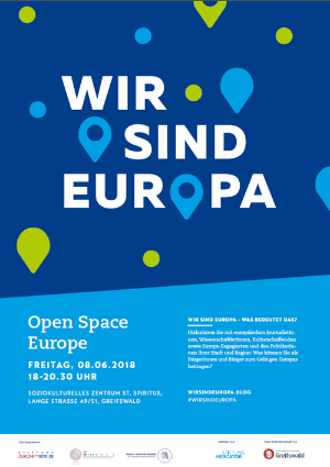 Plakat der Initiative wir sind Europa